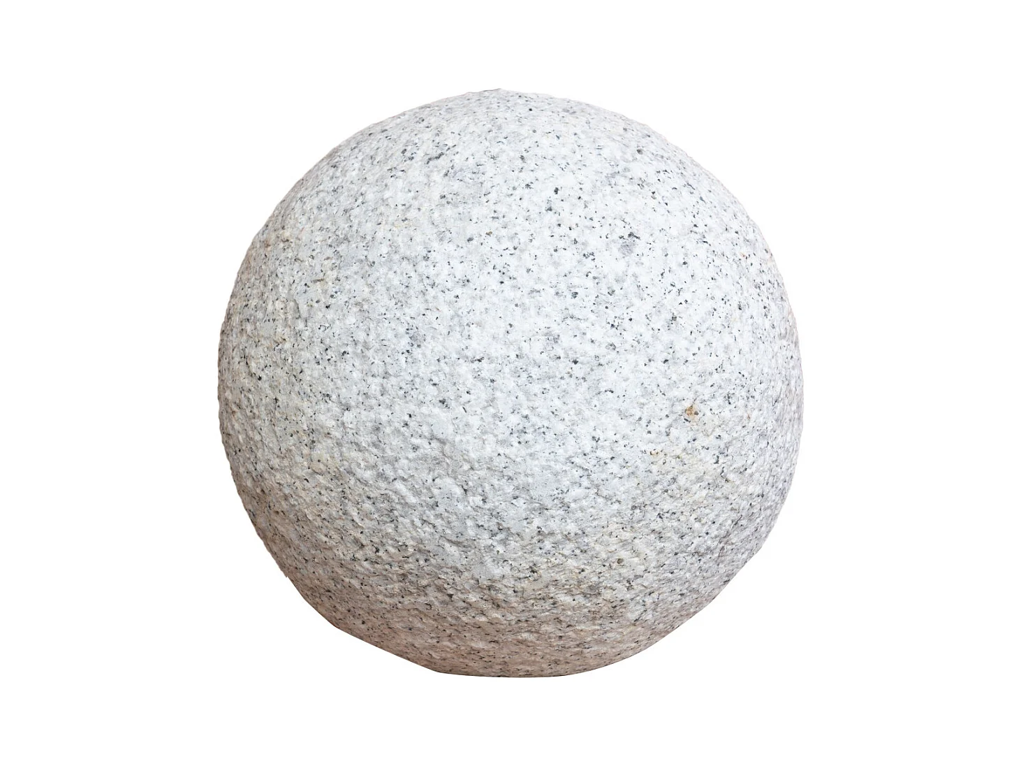 BISCOTTINI Statue - Finition sphère en pierre - Statue en pierre - Statue décorative - Statue de jardin - Sculpture - Décoration - Affichage - Salon - 30x30x30 cm