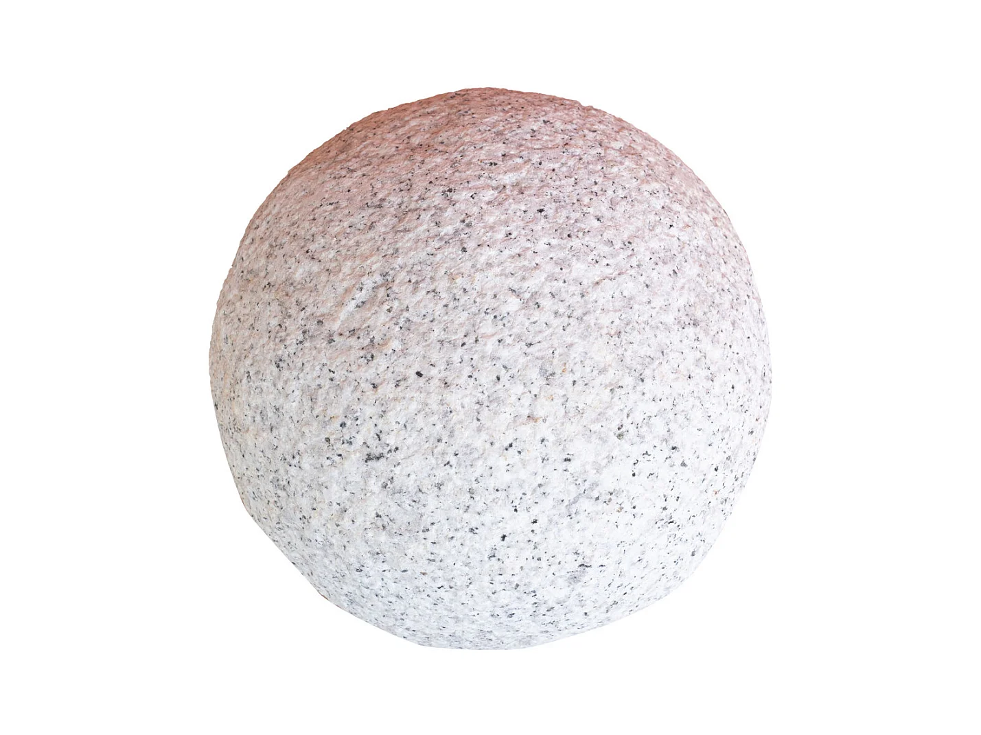 BISCOTTINI Statue - Finition sphère en pierre - Statue en pierre - Statue décorative - Statue de jardin - Sculpture - Décoration - Affichage - Salon - 30x30x30 cm