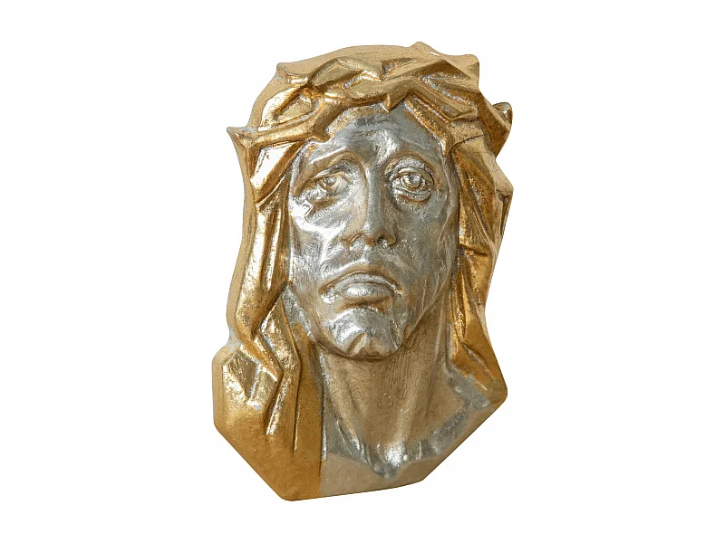 BISCOTTINI Décoration Murale - Finition Or et Argent Antique - Design Mural - Plaque Murale Décorative - Parfait pour le Salon - Salle à Manger - 20x6x29cm