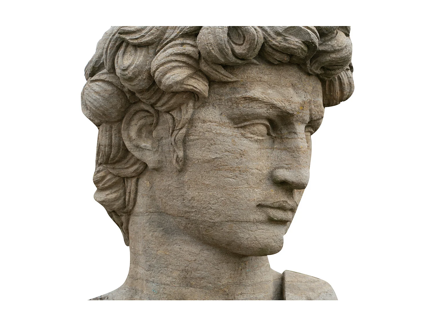 BISCOTTINI Statue - En Pierre - Design - Décorative - Parfait pour le Salon - Salle à Manger - Jardin - Présentation - 43x35x64cm - Décoration