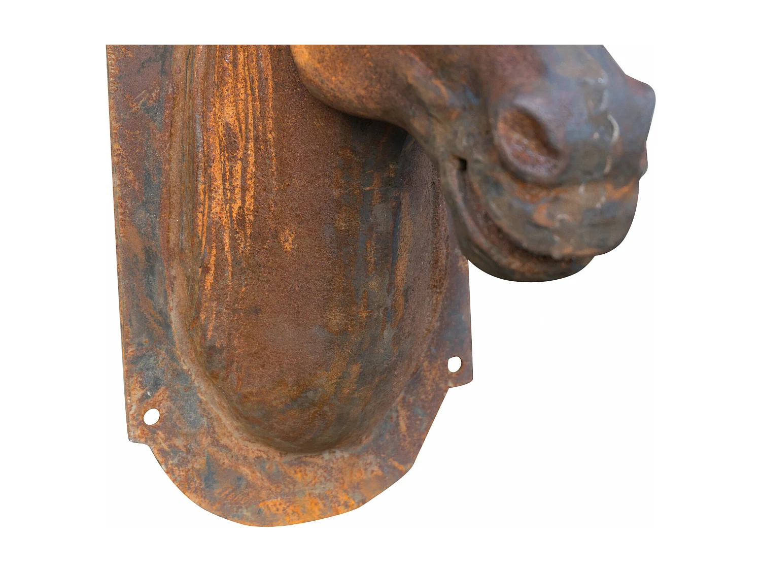 BISCOTTINI Décoration Murale - Finition Antique - Design Mural - Plaque Murale Décorative - Parfait pour le Salon - Salle à Manger - 18x30x34cm - Tête de Cheval