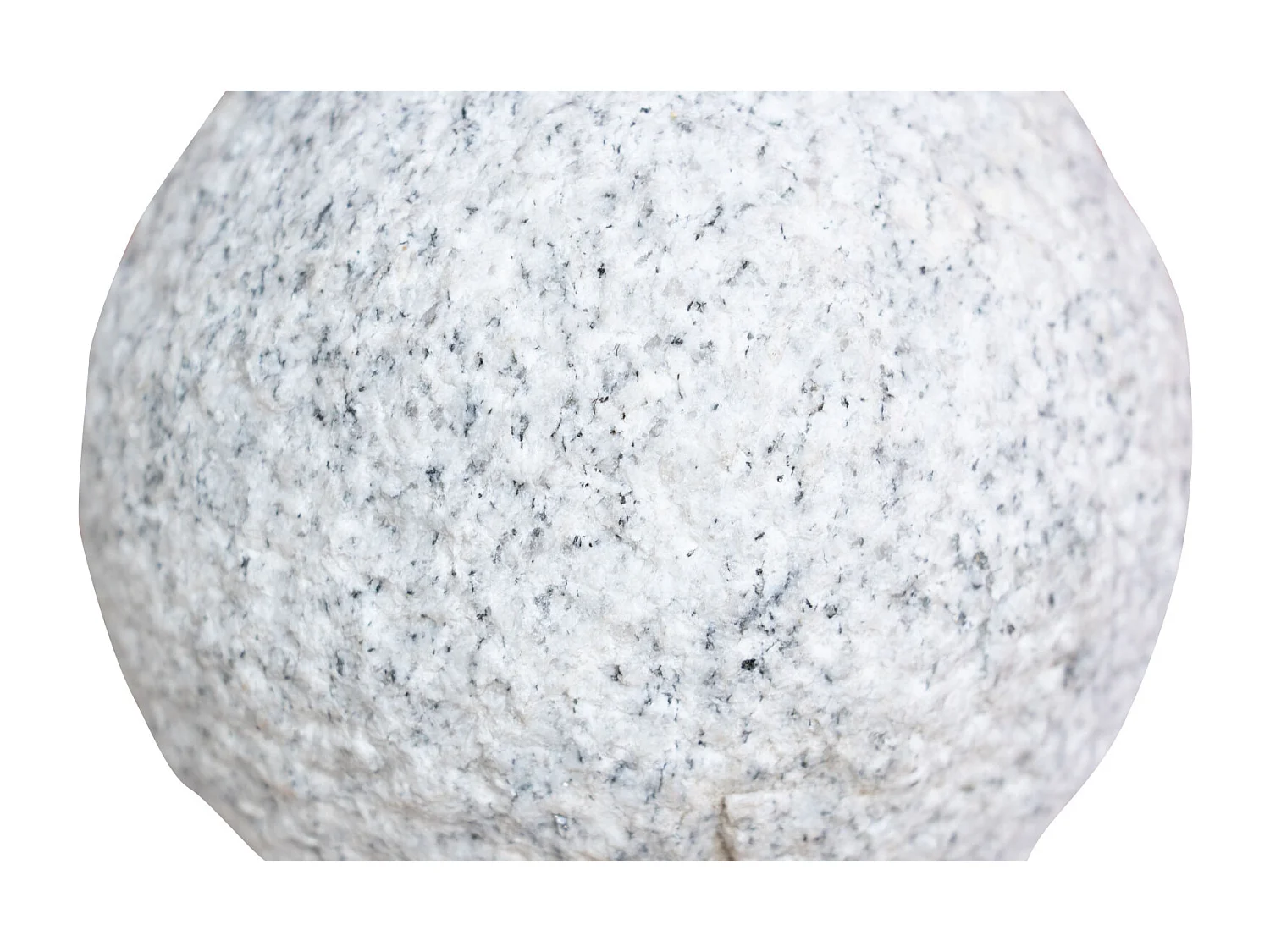 BISCOTTINI Statue - Finition sphère en pierre - Statue en pierre - Statue décorative - Statue de jardin - Sculpture - Décoration - Affichage - Salon - 15x15x15 cm