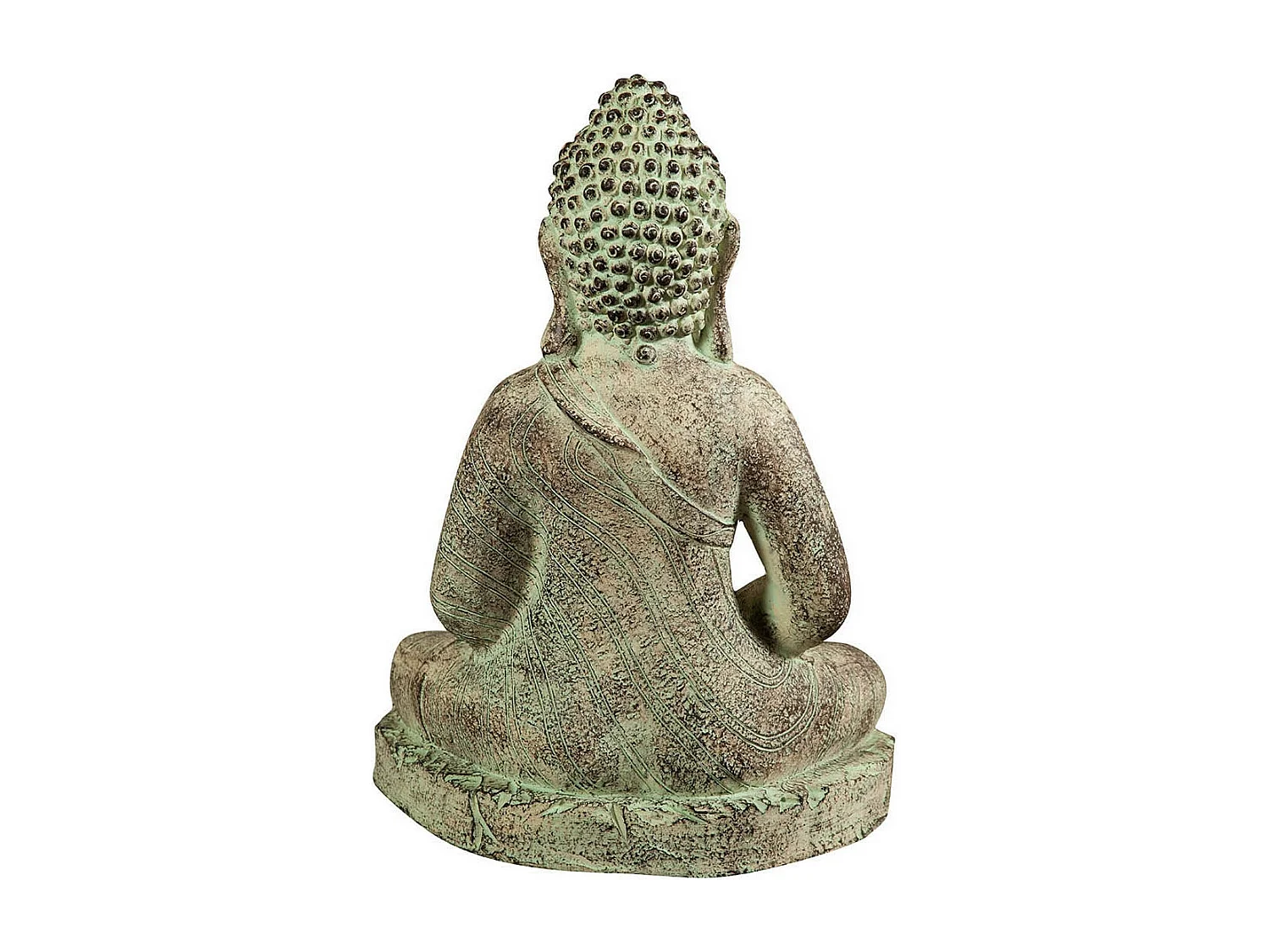 BISCOTTINI Statue - Finition plâtre - Statue en plâtre - Statue décorative - Statue de jardin - Sculpture - Décoration - Affichage - Salon - 38x28x55 cm