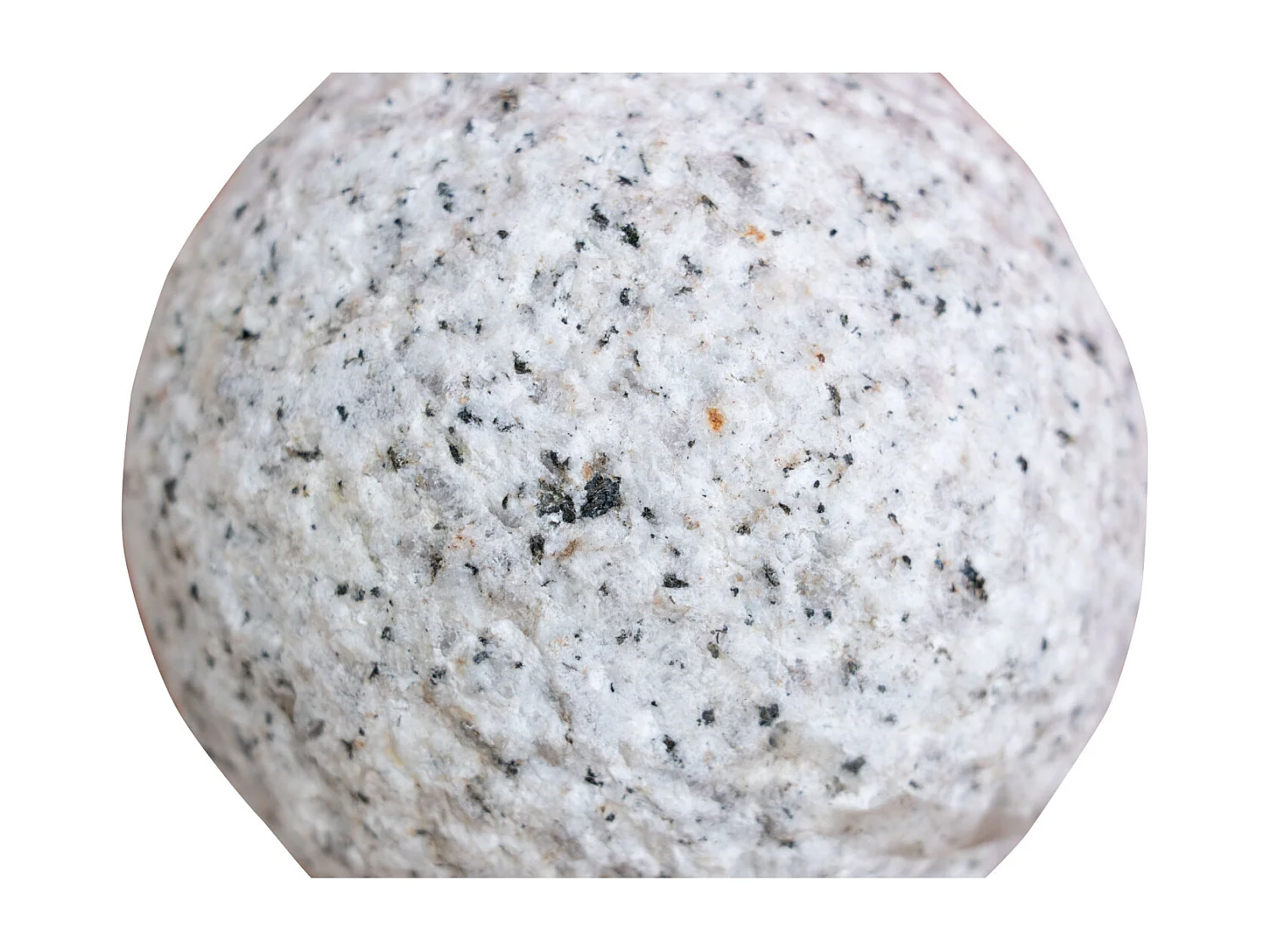 BISCOTTINI Statue - Finition sphère en pierre - Statue en pierre - Statue décorative - Statue de jardin - Sculpture - Décoration - Affichage - Salon - 10x10x10 cm