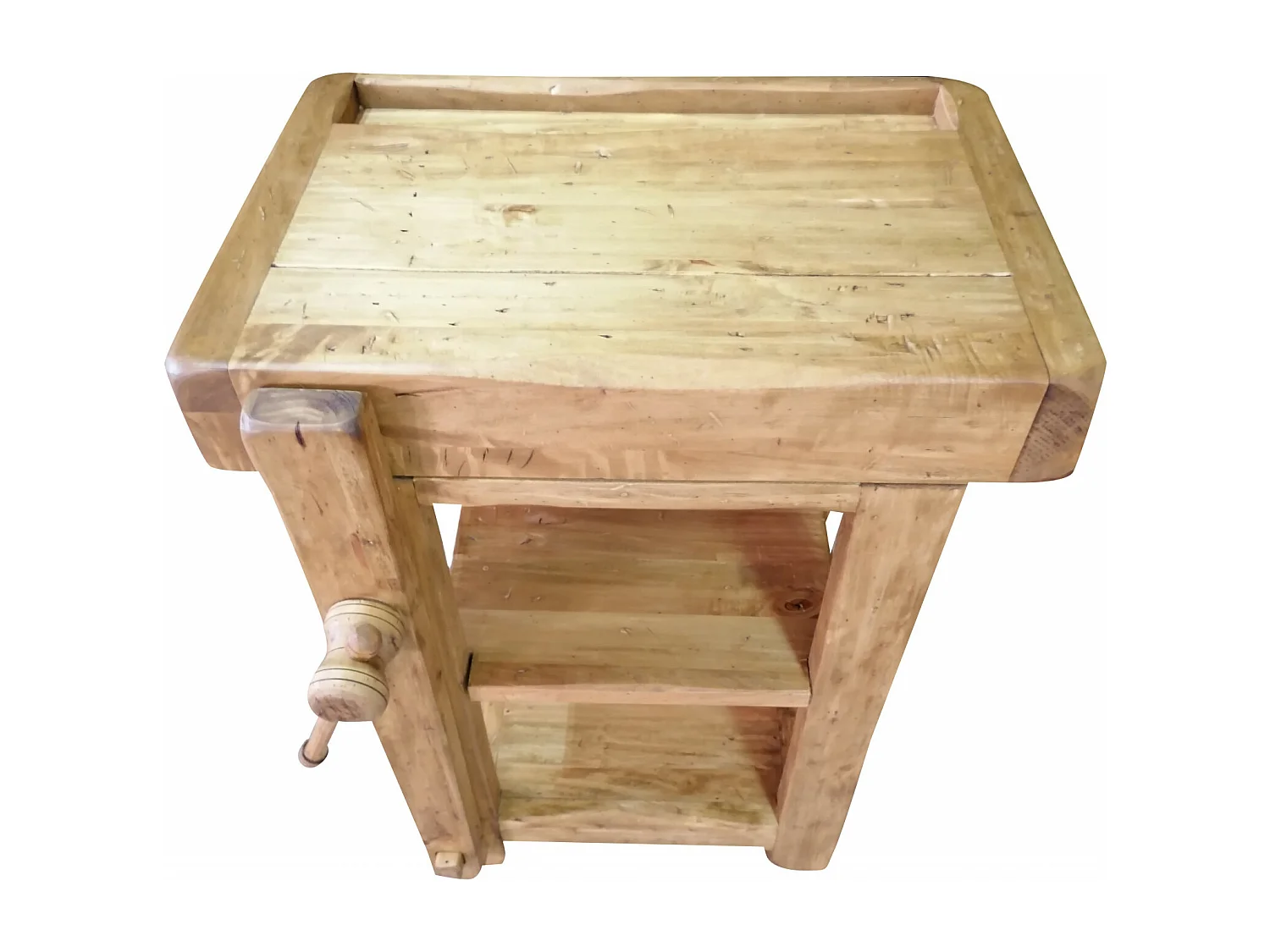 BISCOTTINI - Chaise style campagnard - Finition naturelle - Chaise de bureau vintage - Chaise de jardin - Chaise de cuisine - Mobilier - 64x57x82 cm