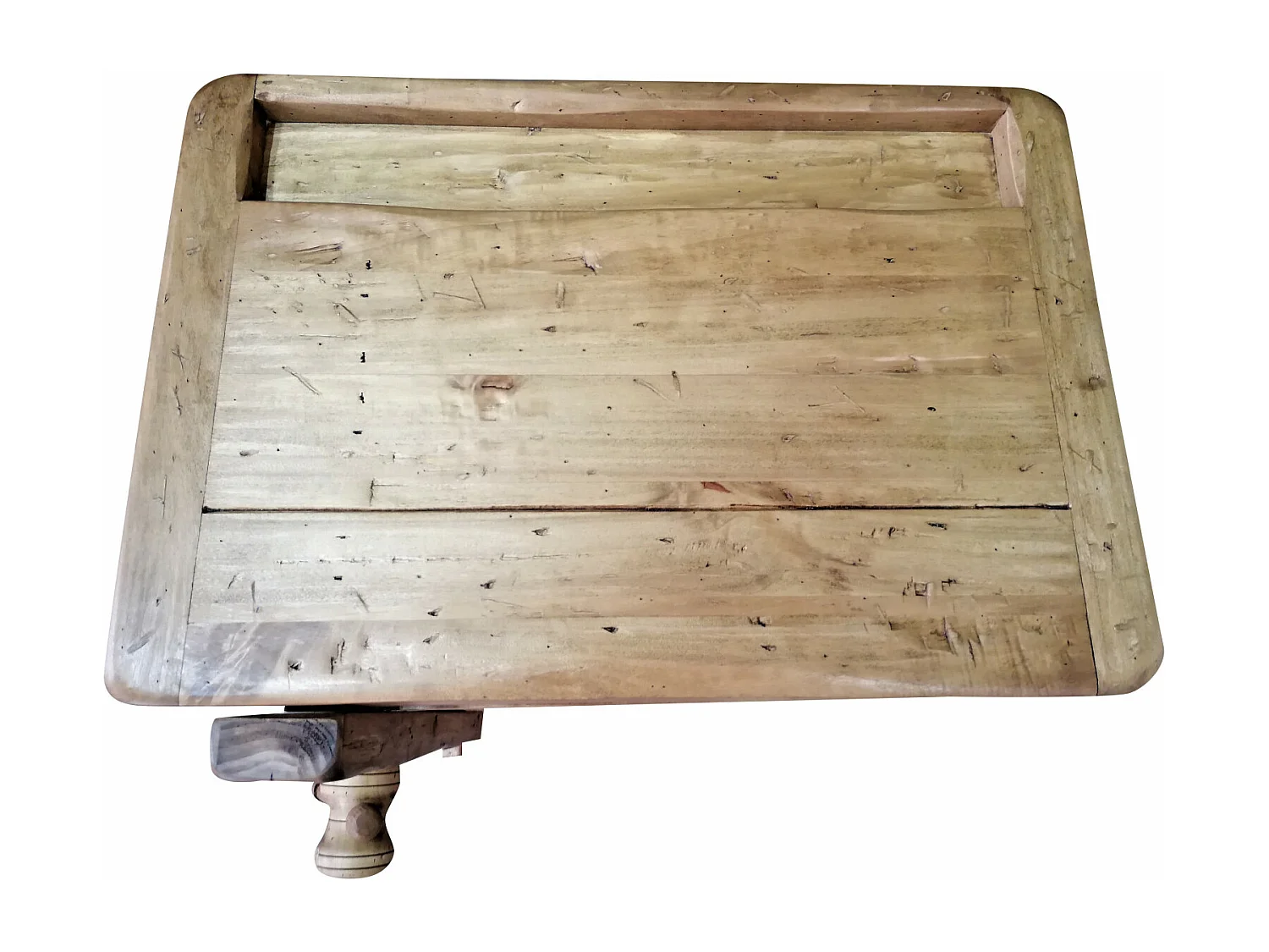 BISCOTTINI - Chaise style campagnard - Finition naturelle - Chaise de bureau vintage - Chaise de jardin - Chaise de cuisine - Mobilier - 64x57x82 cm