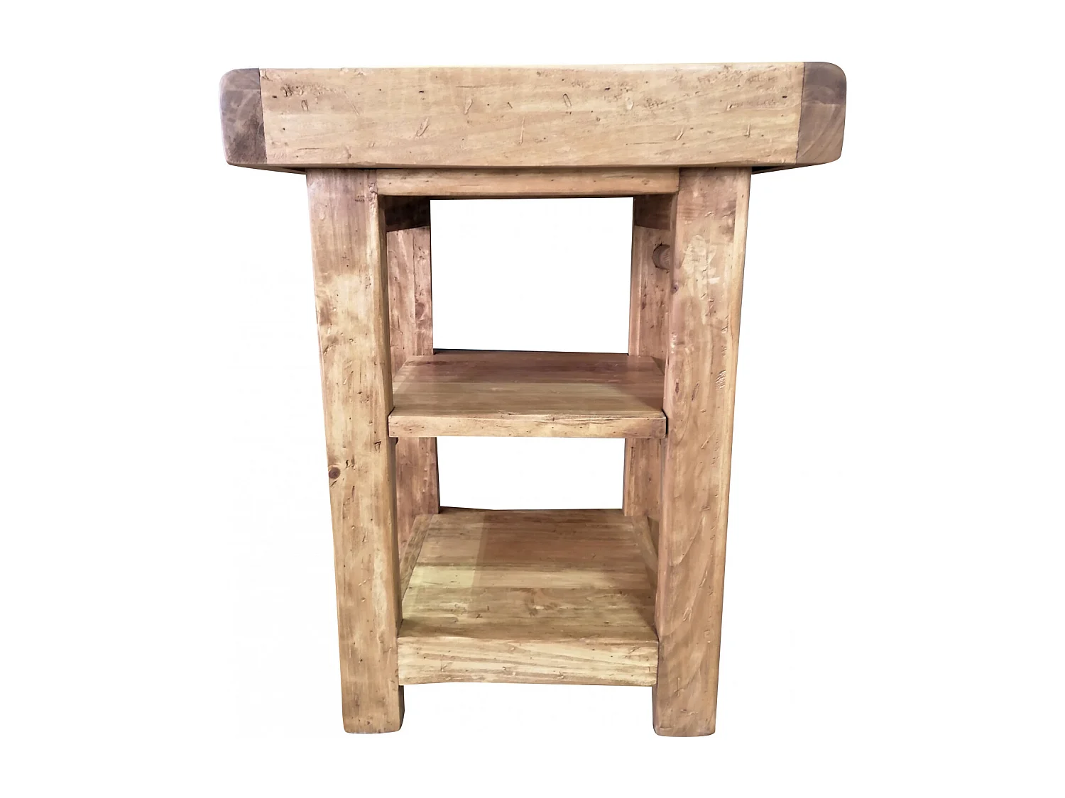 BISCOTTINI - Chaise style campagnard - Finition naturelle - Chaise de bureau vintage - Chaise de jardin - Chaise de cuisine - Mobilier - 64x57x82 cm