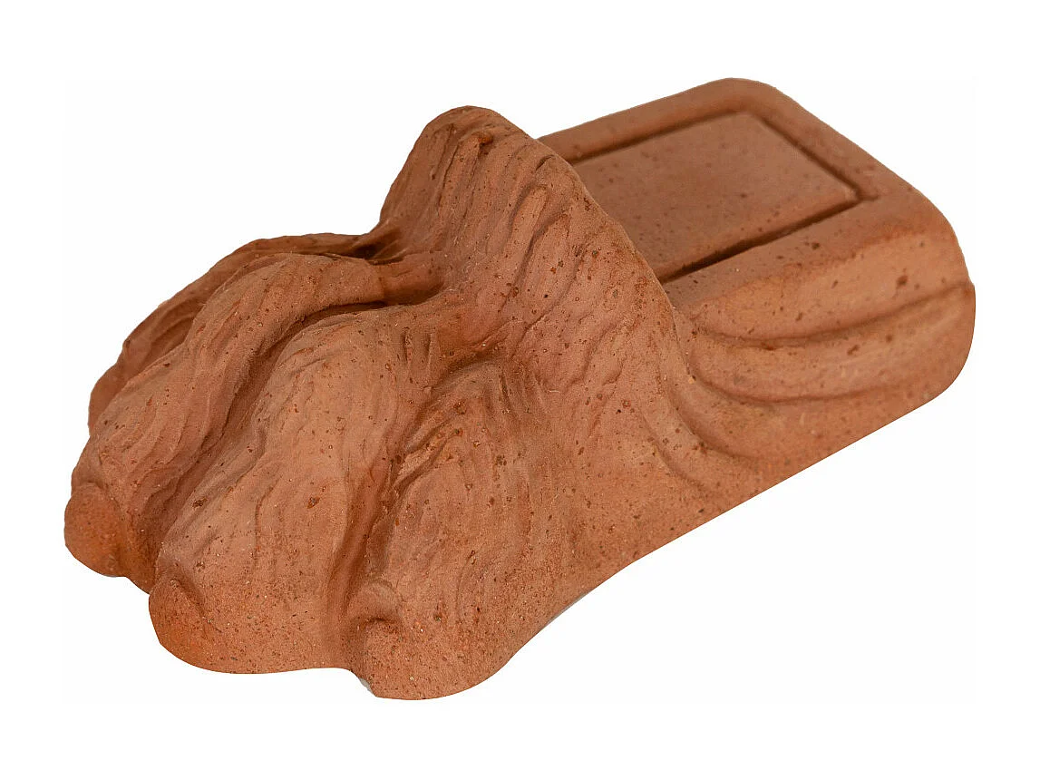 BISCOTTINI Pot de Fleurs  - Terre Cuite Toscane - Porte-Plante - Pot d’Intérieur et d’Extérieur - Fait Main - Jardinière - Jardin - Salon - 13x9x6,5 cm - Lot de 8