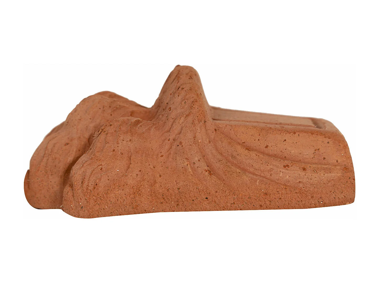 BISCOTTINI Pot de Fleurs  - Terre Cuite Toscane - Porte-Plante - Pot d’Intérieur et d’Extérieur - Fait Main - Jardinière - Jardin - Salon - 13x9x6,5 cm - Lot de 8