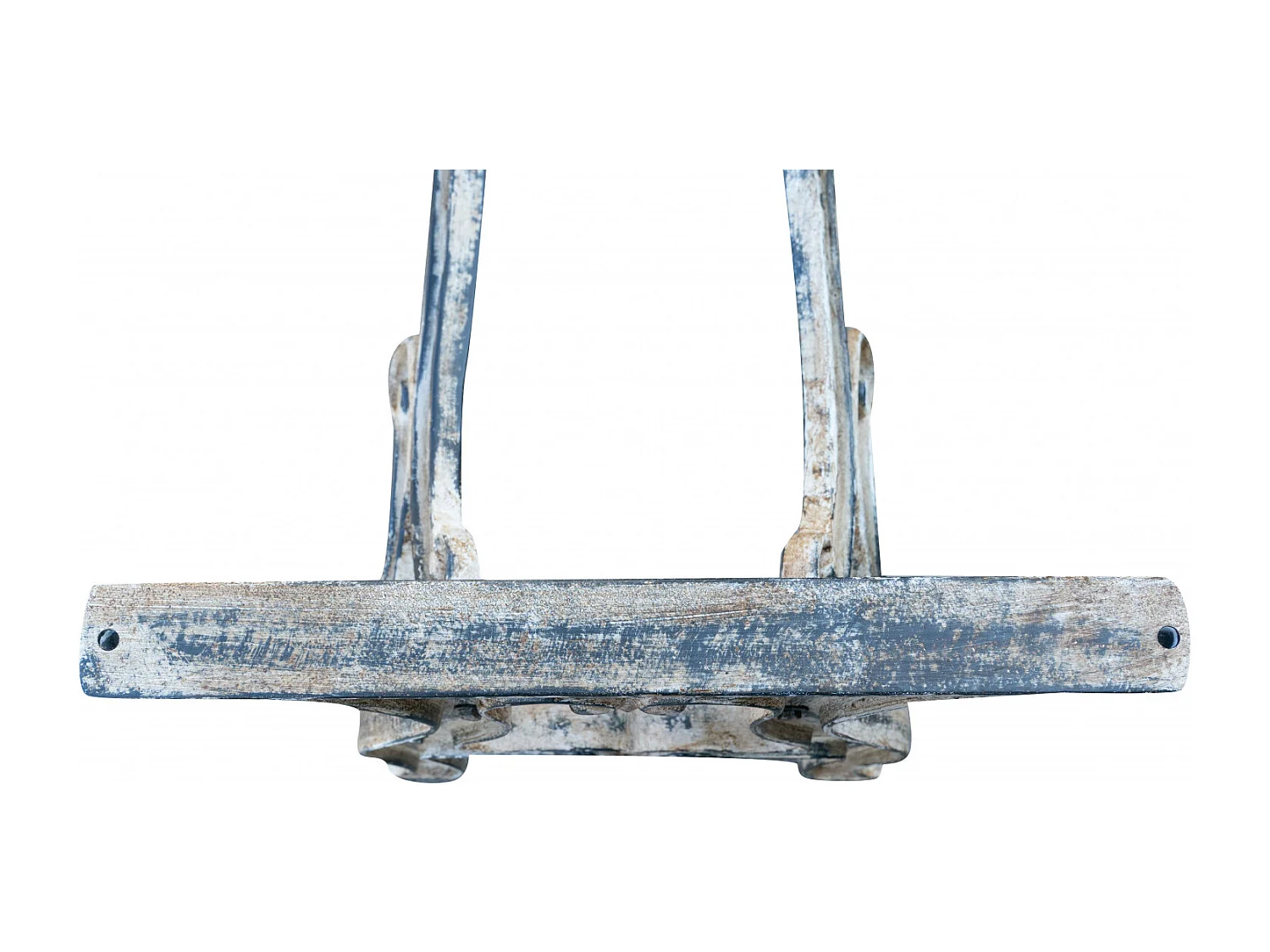 BISCOTTINI Piètement de Table - Fonte avec Finition Antique - Table de Jardin - Extérieur - Terrasse - Balcon - Table Basse - 127x58x71cm