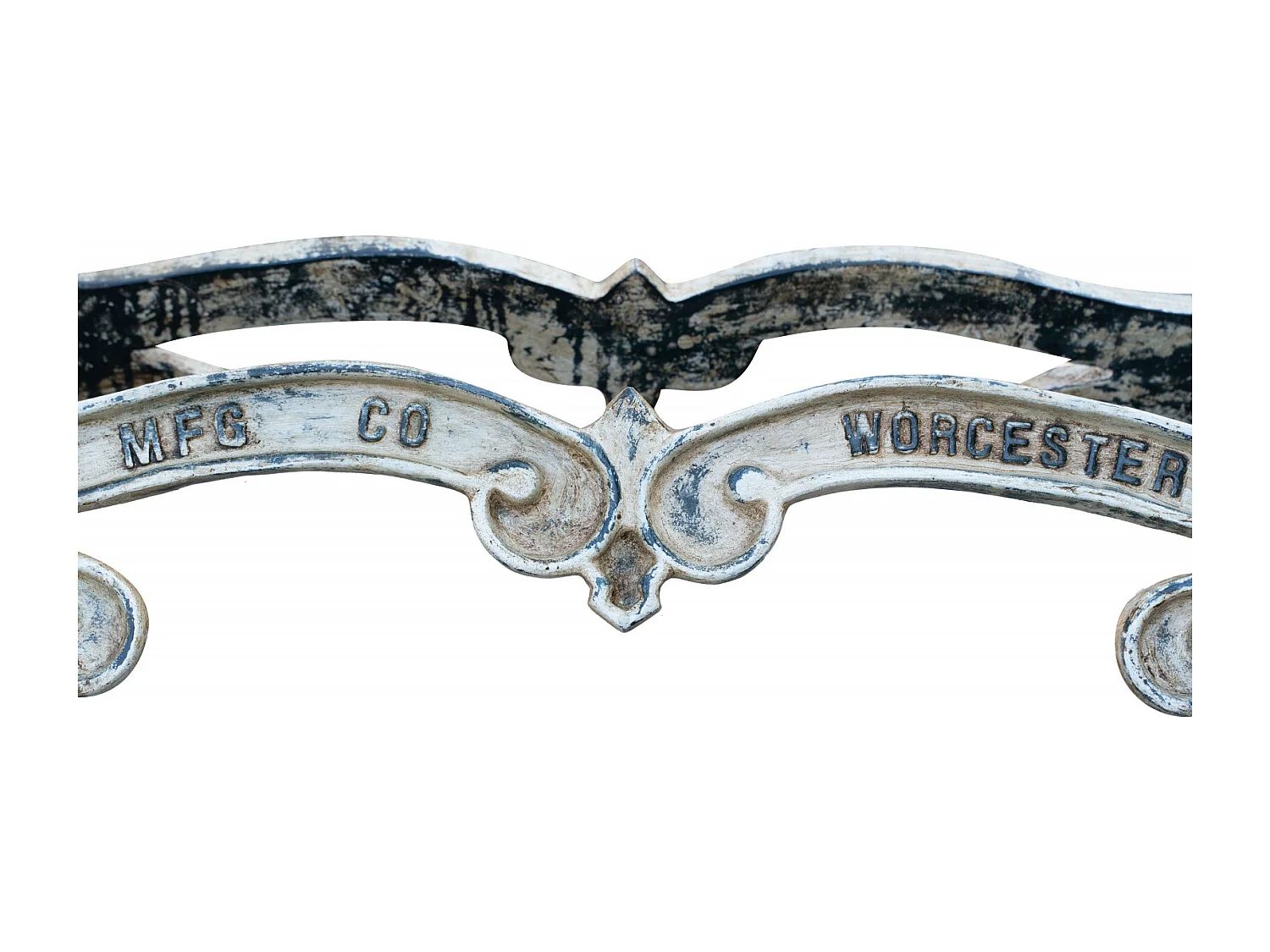 BISCOTTINI Piètement de Table - Fonte avec Finition Antique - Table de Jardin - Extérieur - Terrasse - Balcon - Table Basse - 127x58x71cm