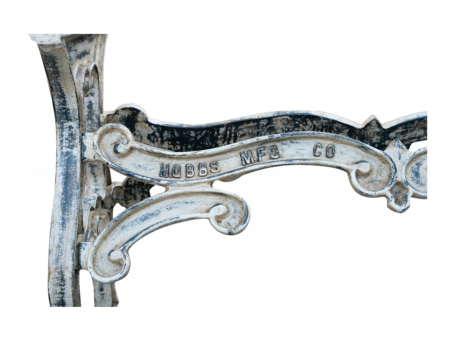 BISCOTTINI Piètement de Table - Fonte avec Finition Antique - Table de Jardin - Extérieur - Terrasse - Balcon - Table Basse - 127x58x71cm