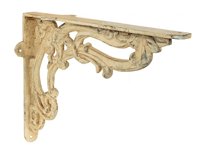 BISCOTTINI Étagère Murale - en Fonte avec Finition Antique - Décorative - Extérieur - Cabinet Mural - Décoration de Jardin - 40x11x59cm