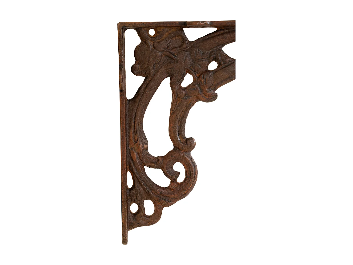 BISCOTTINI Étagère Murale - en Fonte avec Finition Antique - Décorative - Extérieur - Cabinet Mural - Décoration de Jardin - 30x7x40cm