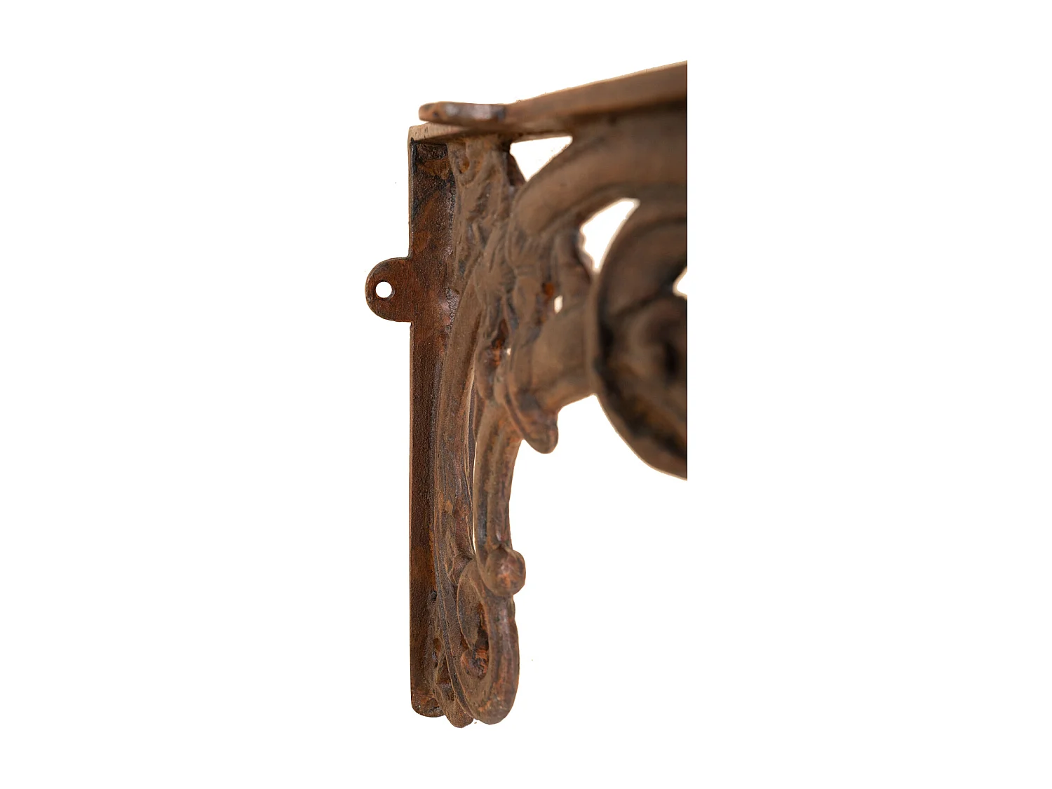 BISCOTTINI Étagère Murale - en Fonte avec Finition Antique - Décorative - Extérieur - Cabinet Mural - Décoration de Jardin - 30x7x40cm