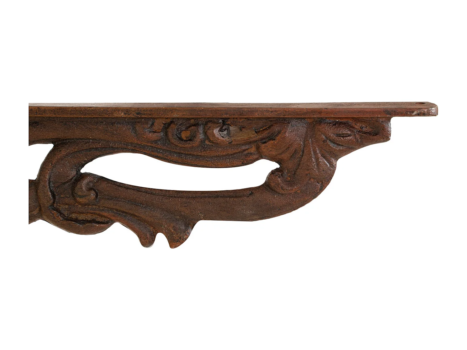 BISCOTTINI Étagère Murale - en Fonte avec Finition Antique - Décorative - Extérieur - Cabinet Mural - Décoration de Jardin - 30x7x40cm