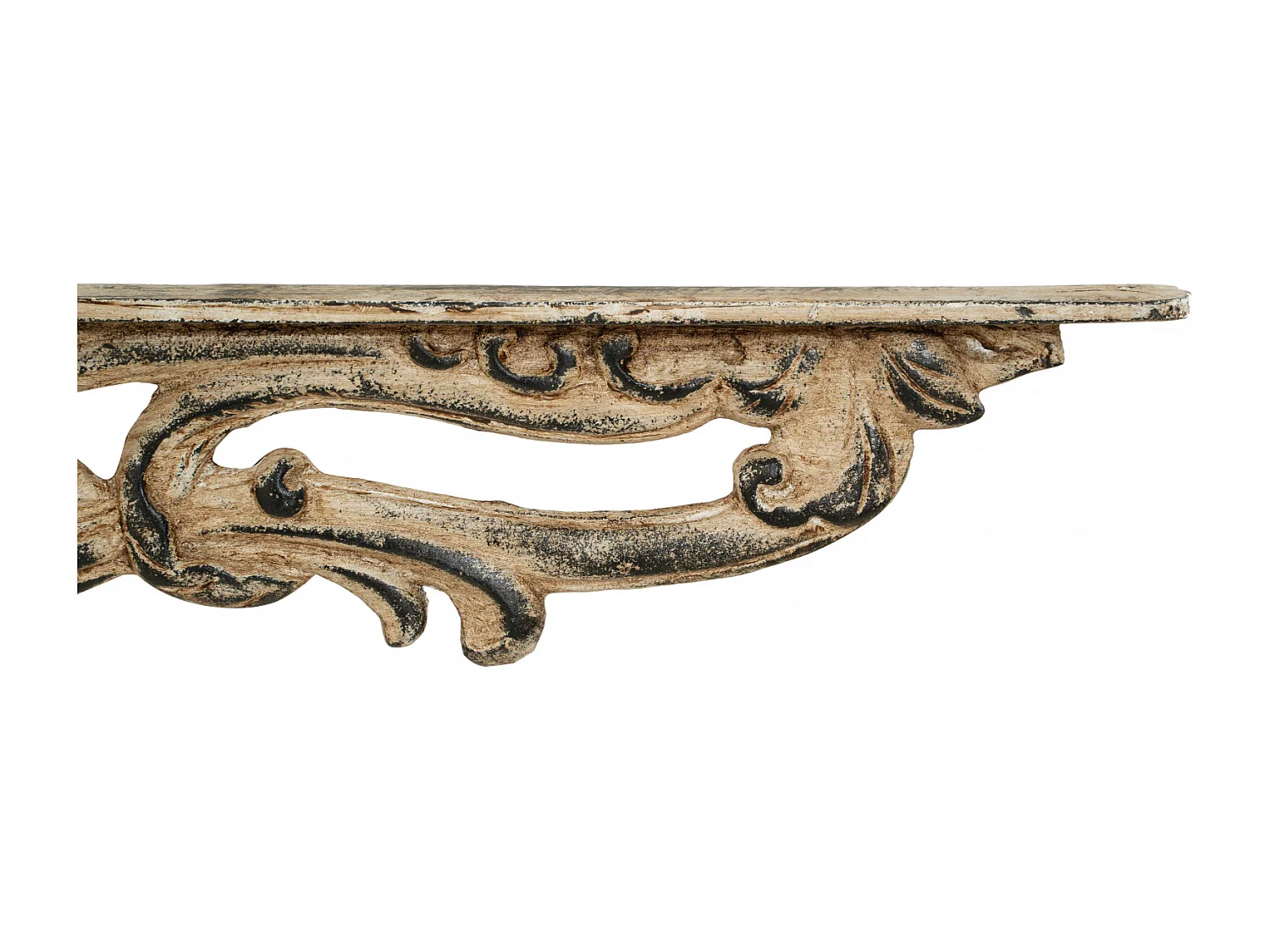 BISCOTTINI Étagère Murale - en Fonte avec Finition Antique - Décorative - Extérieur - Cabinet Mural - Décoration de Jardin - 40x11x59cm