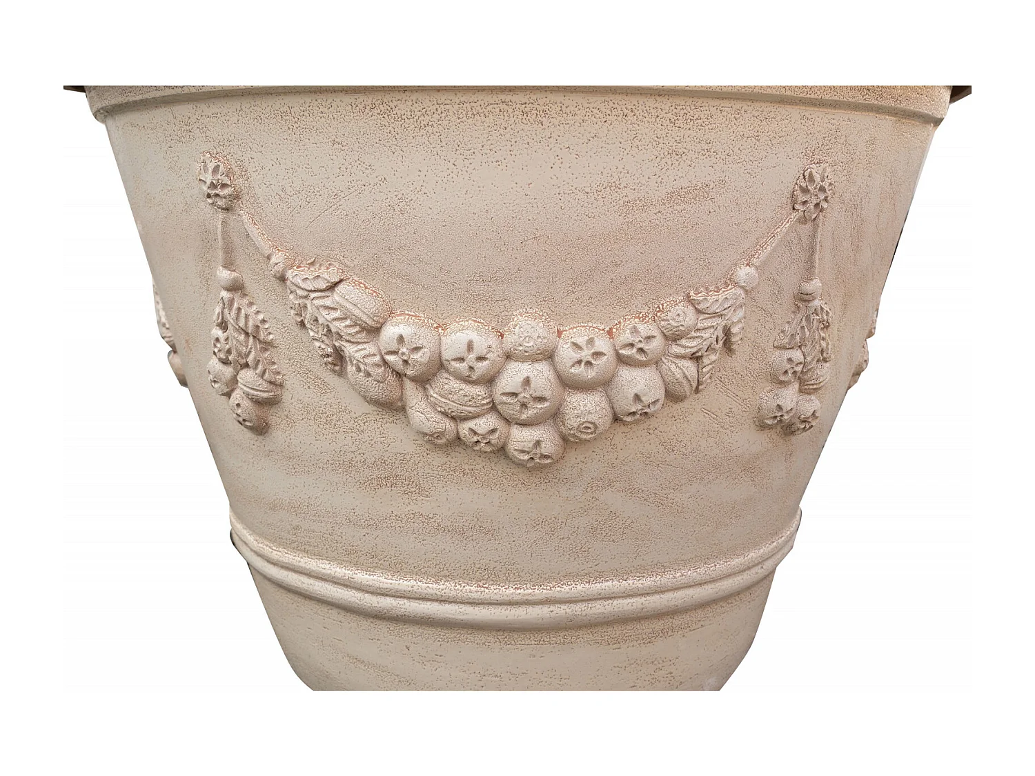 BISCOTTINI Vase - En Terre Cuite Antique - Pot de Fleurs - Jardinière - Jardin - Mobilier - Décoration - 103x103x75 cm