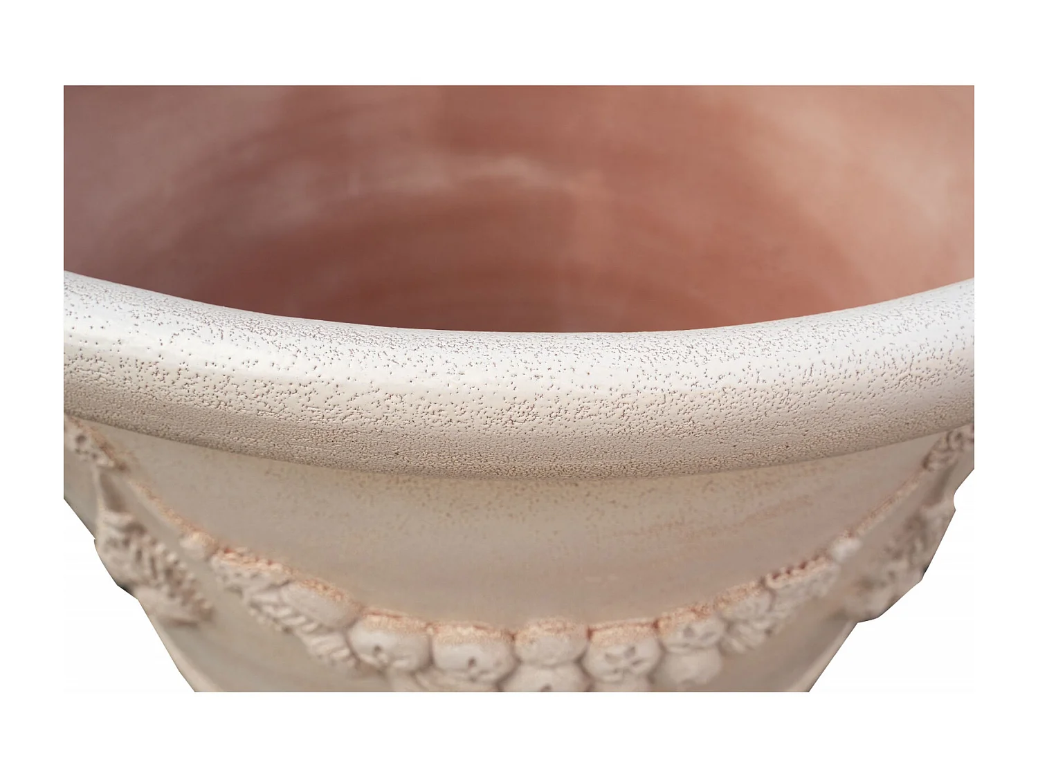 BISCOTTINI Vase - En Terre Cuite Antique - Pot de Fleurs - Jardinière - Jardin - Mobilier - Décoration - 103x103x75 cm