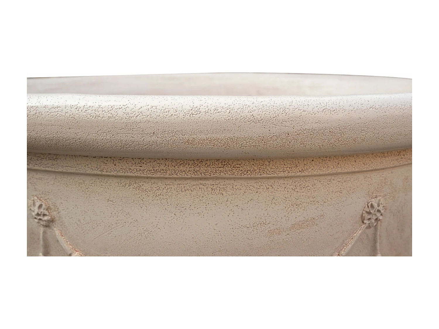 BISCOTTINI Vase - En Terre Cuite Antique - Pot de Fleurs - Jardinière - Jardin - Mobilier - Décoration - 103x103x75 cm