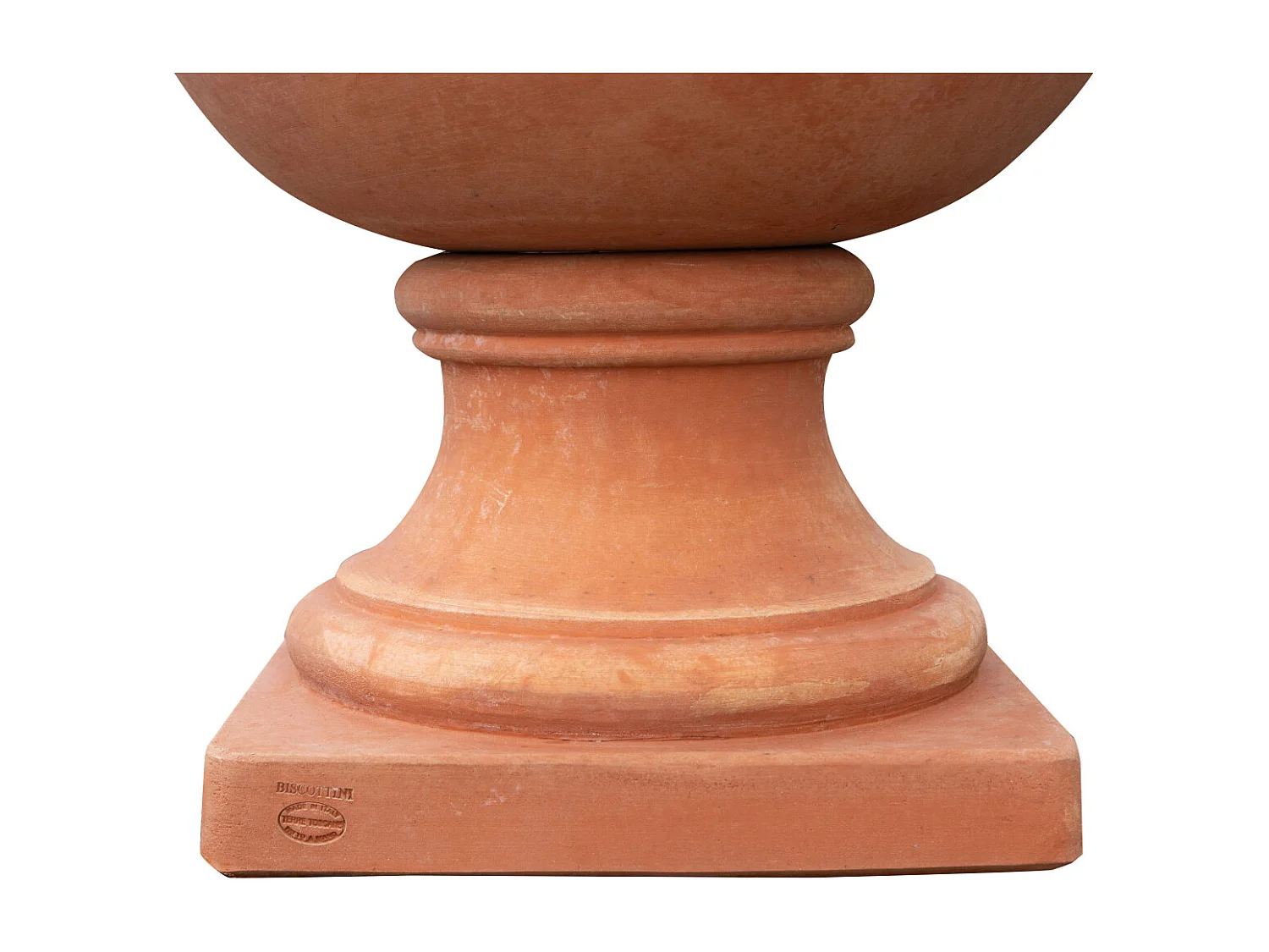 BISCOTTINI Vase - En Terre Cuite Antique - Pot de Fleurs - Jardinière - Jardin - Mobilier - Décoration - 77x77x87 cm