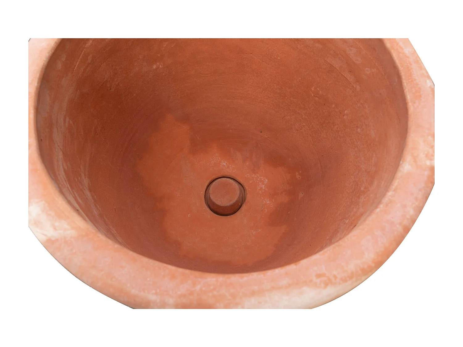 BISCOTTINI Vase - En Terre Cuite Antique - Pot de Fleurs - Jardinière - Jardin - Mobilier - Décoration - 77x77x87 cm