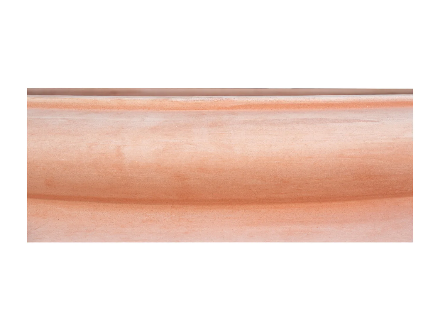 BISCOTTINI Vase - En Terre Cuite Galestro à Bord Festonné - Pot de Fleurs - Jardinière - Jardin - Mobilier - Décoration - 130x130x140 cm