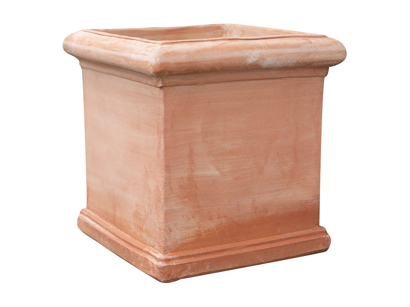 BISCOTTINI Vase - En Terre Cuite Antique - Panier - Pot de Fleurs - Jardinière - Jardin - Mobilier - Décoration - 44x44x44 cm