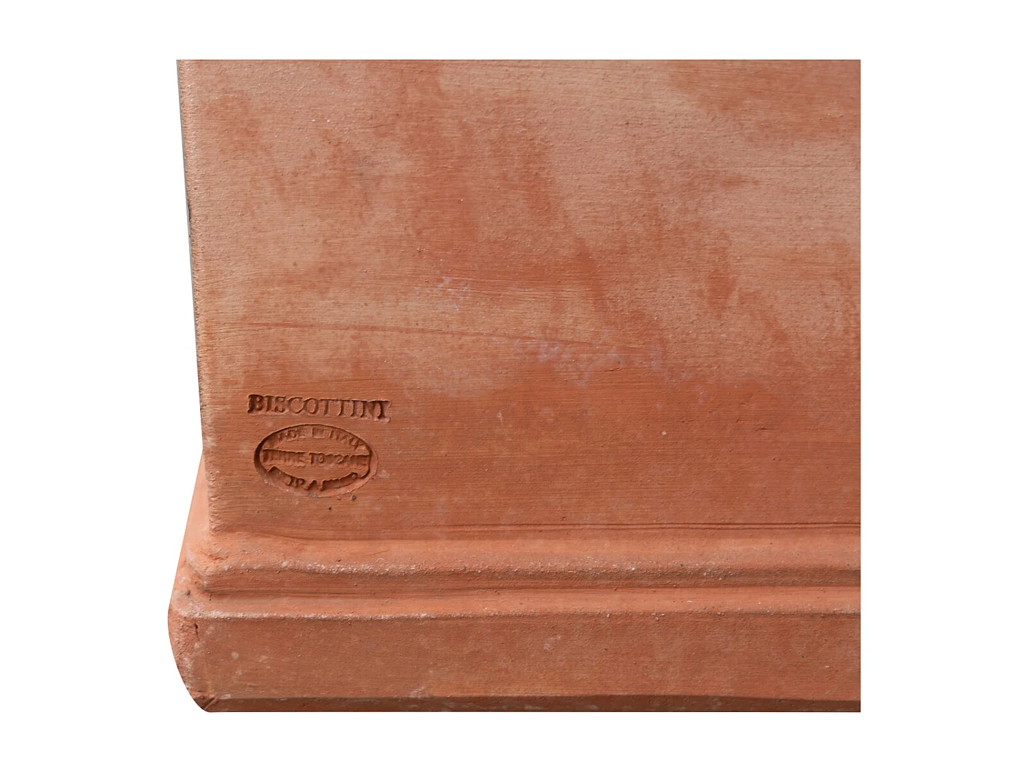 BISCOTTINI Vase - En Terre Cuite Antique - Panier - Pot de Fleurs - Jardinière - Jardin - Mobilier - Décoration - 44x44x44 cm