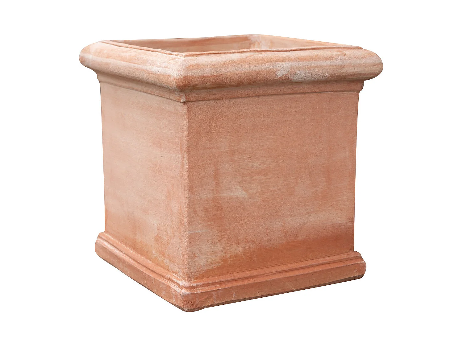 BISCOTTINI Vase - En Terre Cuite Antique - Panier - Pot de Fleurs - Jardinière - Jardin - Mobilier - Décoration - 44x44x44 cm