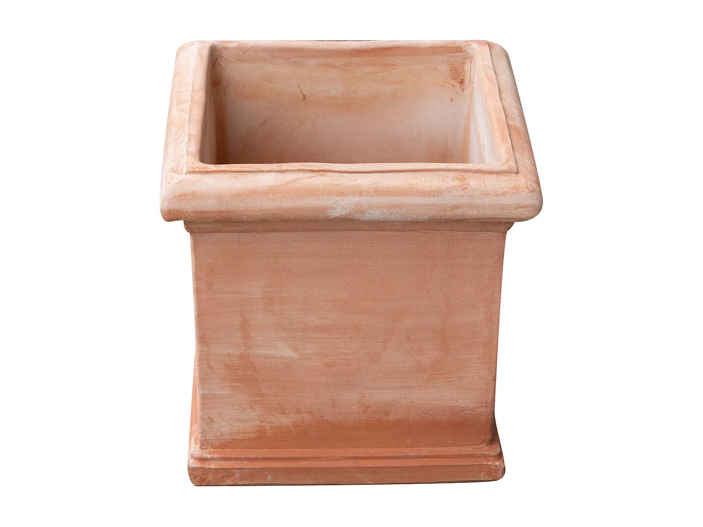 BISCOTTINI Vase - En Terre Cuite Antique - Panier - Pot de Fleurs - Jardinière - Jardin - Mobilier - Décoration - 44x44x44 cm