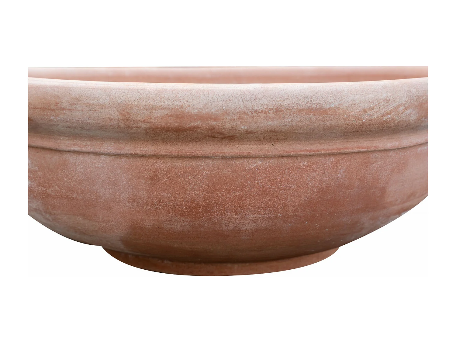 BISCOTTINI Vase - En Terre Cuite Antique - Coupe - Pot de Fleurs - Jardinière - Jardin - Mobilier - Décoration - 80x80x29 cm