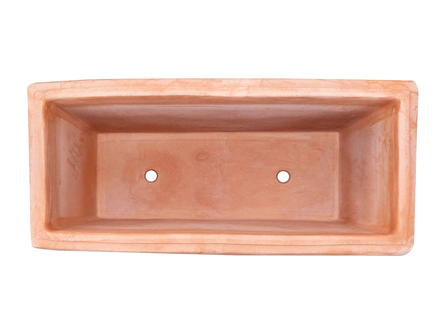 BISCOTTINI Vase - En Terre Cuite Antique - Panier - Pot de Fleurs - Jardinière - Jardin - Mobilier - Décoration - 82x37x37 cm