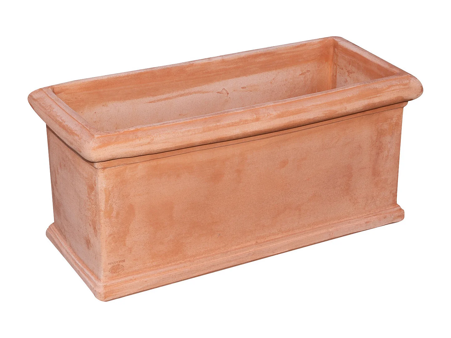 BISCOTTINI Vase - En Terre Cuite Antique - Panier - Pot de Fleurs - Jardinière - Jardin - Mobilier - Décoration - 82x37x37 cm