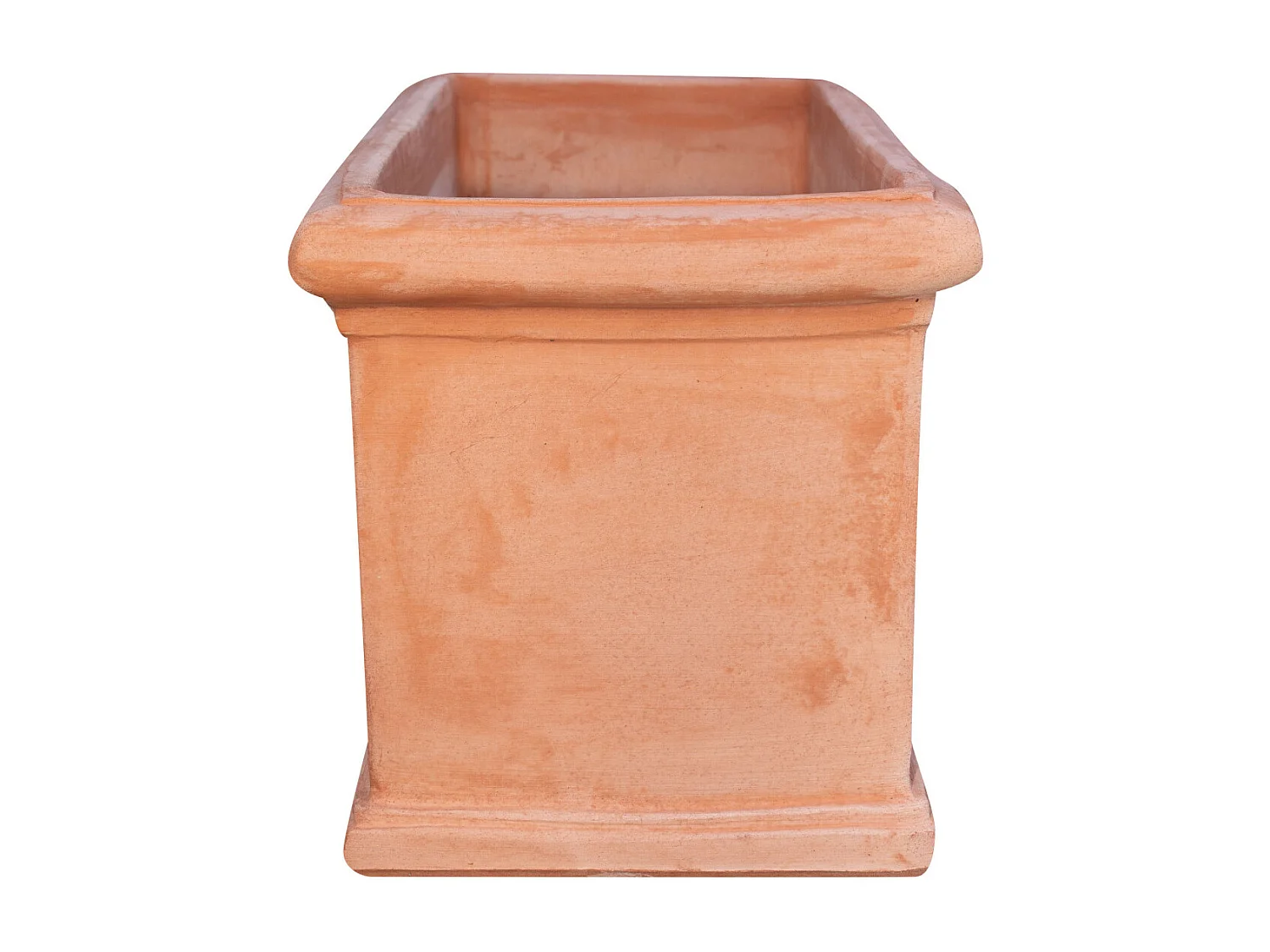 BISCOTTINI Vase - En Terre Cuite Antique - Panier - Pot de Fleurs - Jardinière - Jardin - Mobilier - Décoration - 82x37x37 cm