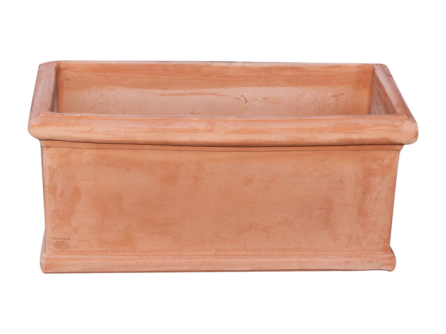 BISCOTTINI Vase - En Terre Cuite Antique - Panier - Pot de Fleurs - Jardinière - Jardin - Mobilier - Décoration - 82x37x37 cm