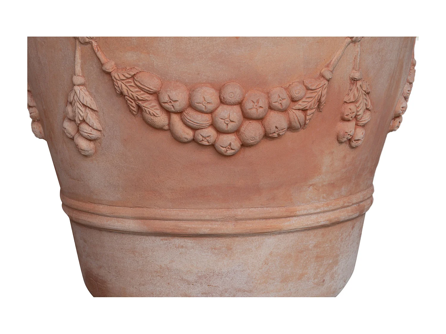 BISCOTTINI Vase - vintage en terre cuite -  mobilier de jardin - Design de jardin - Extérieur - Décoratif - Pot de fleurs - 115x115x80cm