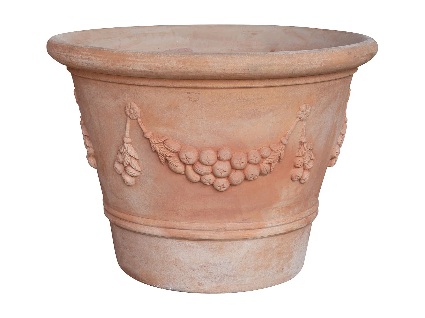 BISCOTTINI Vase - vintage en terre cuite -  mobilier de jardin - Design de jardin - Extérieur - Décoratif - Pot de fleurs - 115x115x80cm