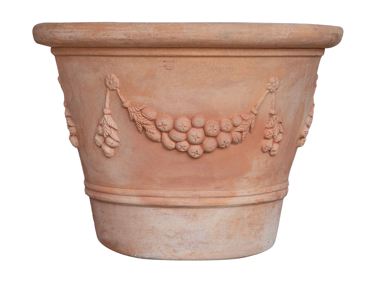 BISCOTTINI Vase - vintage en terre cuite -  mobilier de jardin - Design de jardin - Extérieur - Décoratif - Pot de fleurs - 115x115x80cm