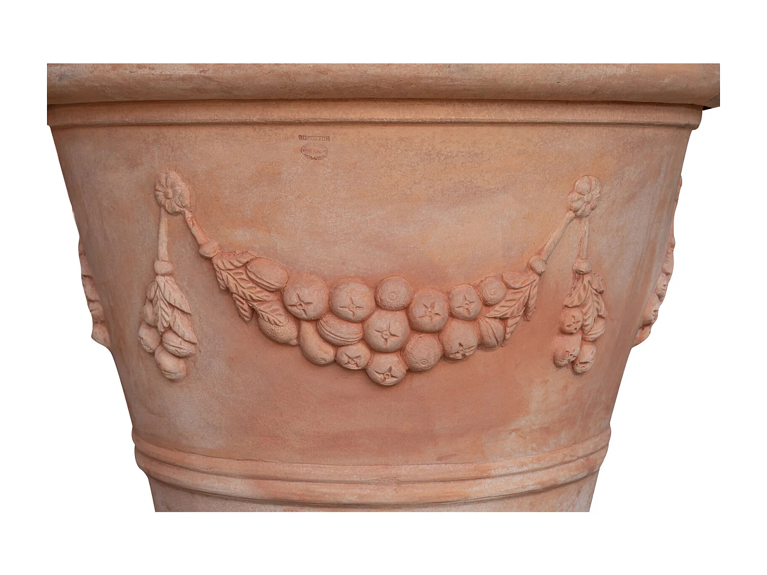 BISCOTTINI Vase - vintage en terre cuite -  mobilier de jardin - Design de jardin - Extérieur - Décoratif - Pot de fleurs - 115x115x80cm