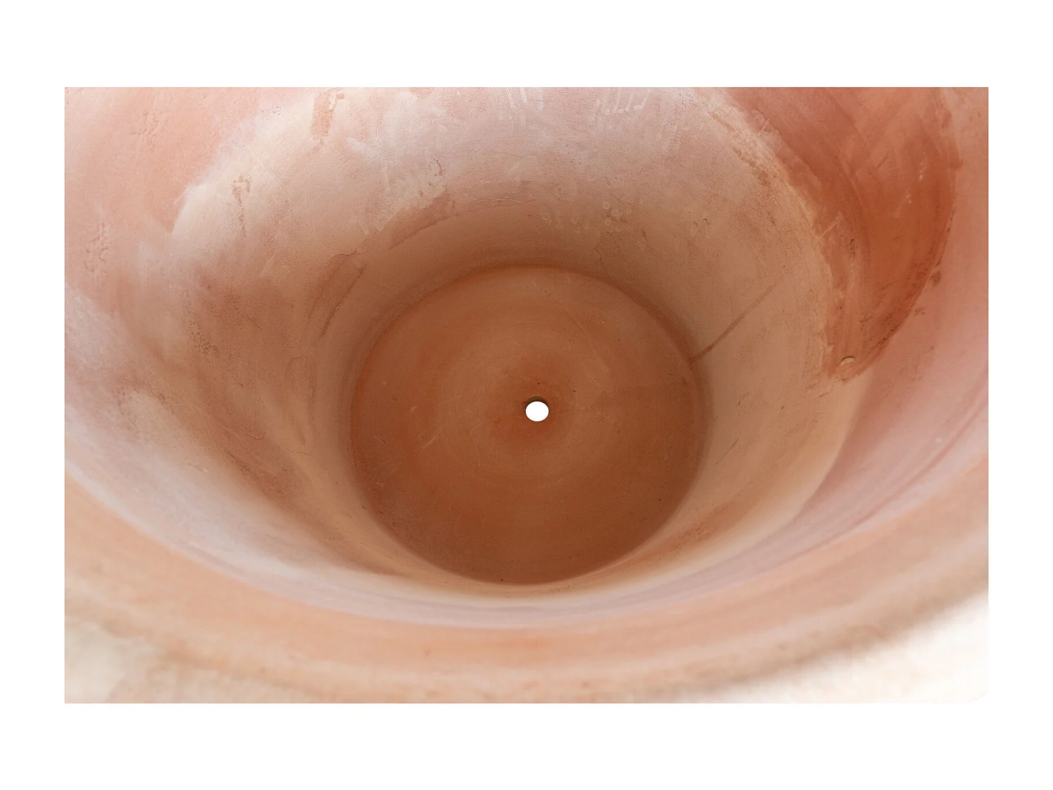 BISCOTTINI Vase - vintage en terre cuite -  mobilier de jardin - Design de jardin - Extérieur - Décoratif - Pot de fleurs - 115x115x80cm