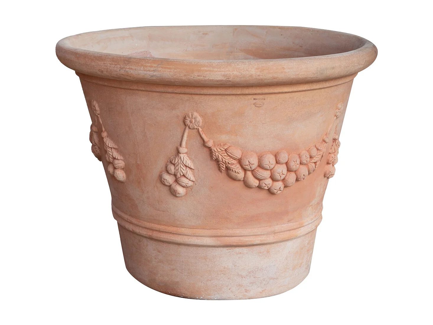 BISCOTTINI Vase - vintage en terre cuite -  mobilier de jardin - Design de jardin - Extérieur - Décoratif - Pot de fleurs - 115x115x80cm