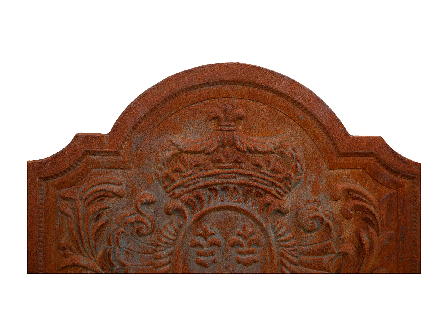 BISCOTTINI Plaque de Cheminée - Finition Fonte - Vintage - Décorative - Cheminée - Présentation - Salon - Salle à Manger - 54x3.5x50cm