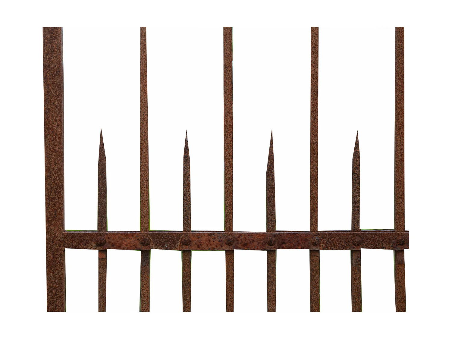 BISCOTTINI Portail - Fer Forgé Finition Antique - Clôture en Fer - Portail en Métal - Porte Décorative - Portail d'Entrée - 402x10x288cm - Une Pièce