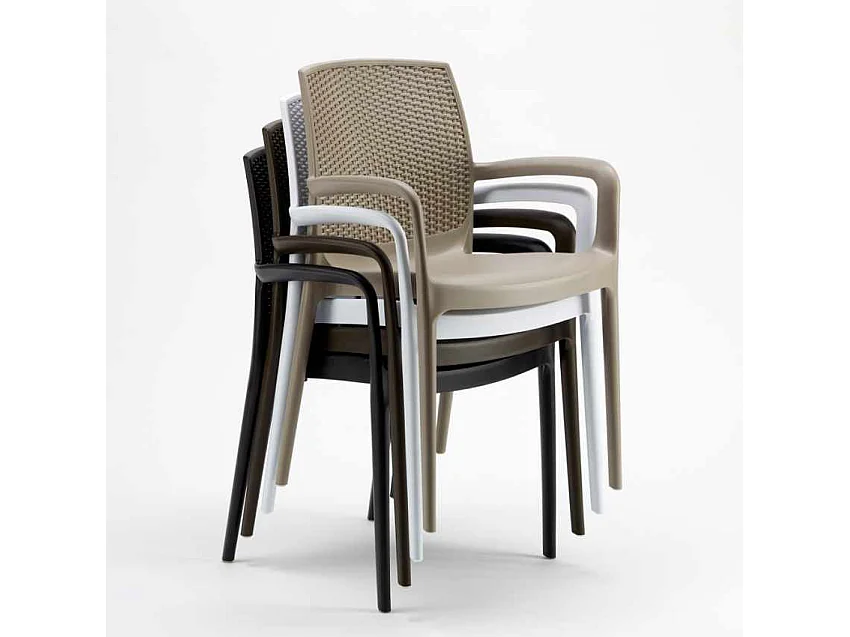 Silla de comedor con reposabrazos BOHÈME ARM para Hostelería Grand Soleil