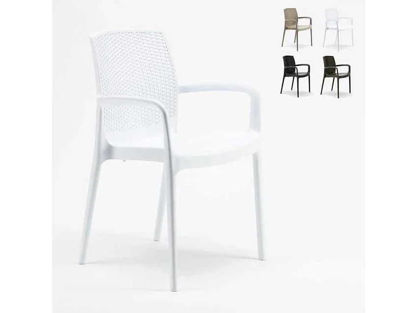 Silla de comedor con reposabrazos BOHÈME ARM para Hostelería Grand Soleil