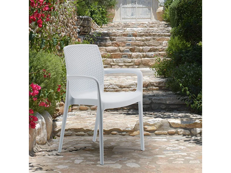 Silla de comedor con reposabrazos BOHÈME ARM para Hostelería Grand Soleil