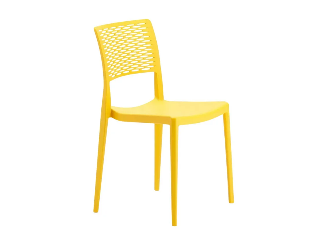 Sedia per cucina sala da pranzo giardino impilabile leggera Ranuncolo