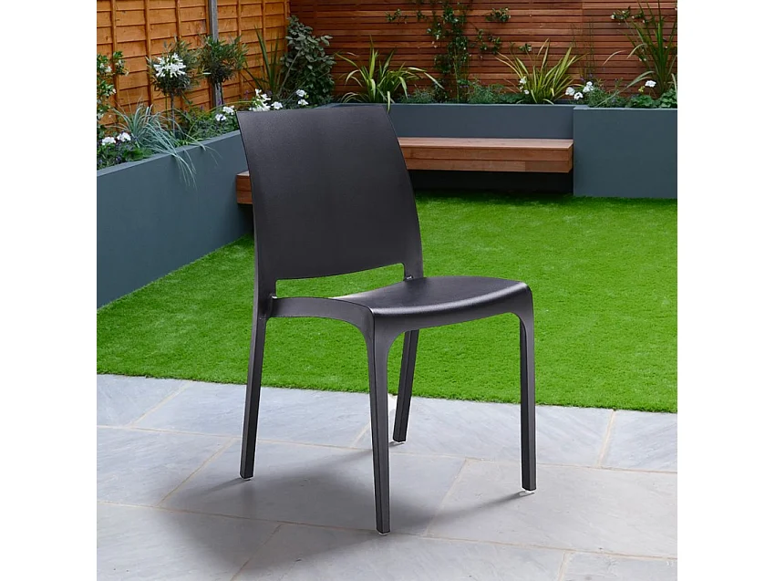 Chaise empilable bar restaurant jardin extérieur et intérieur Papavero