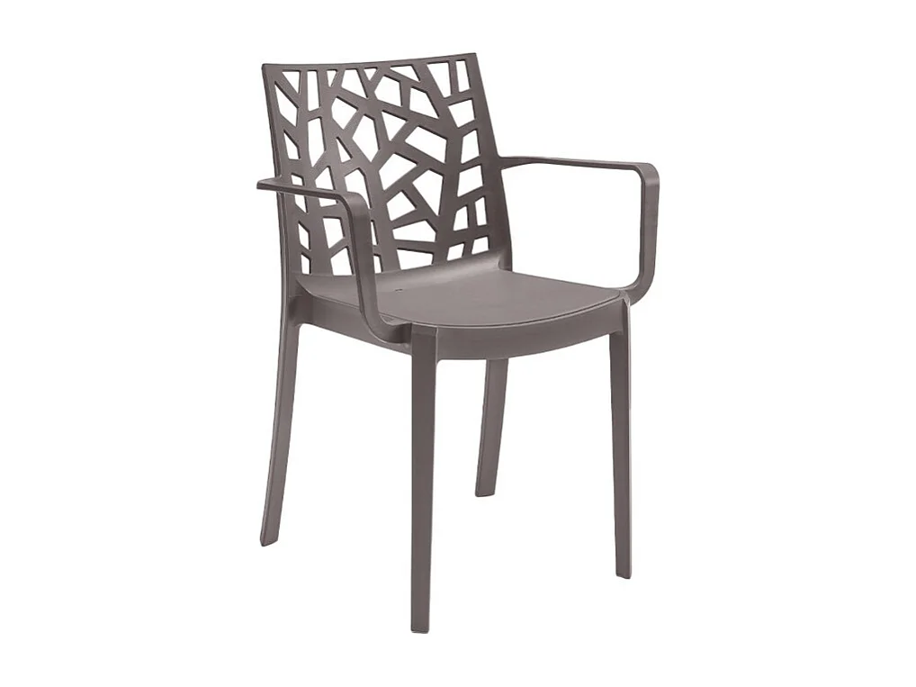 Silla de jardín exterior moderna con reposabrazos Matrix Armchair BICA